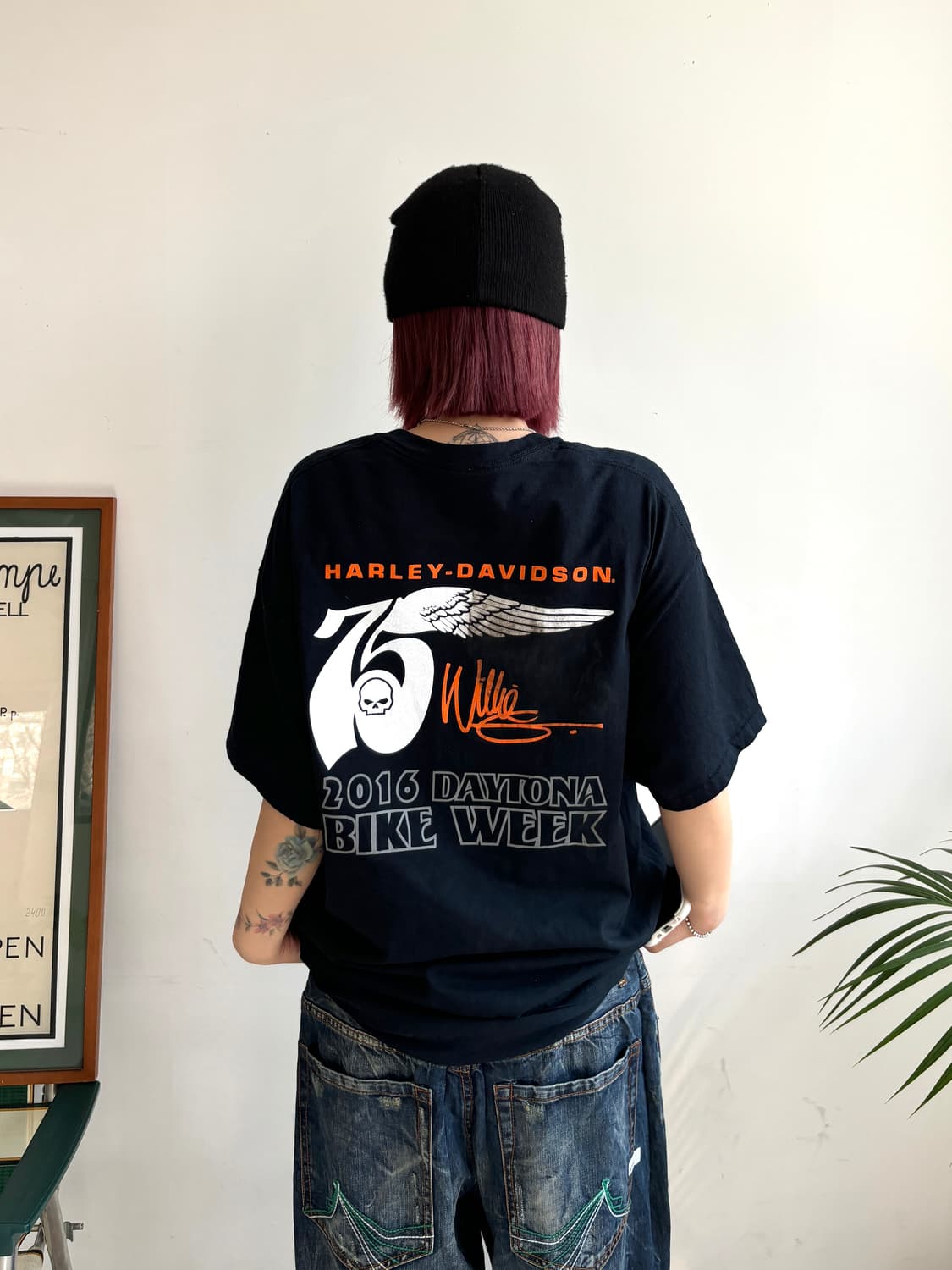 90’s Harley-Davidson 반팔 티셔츠 상품이미지1