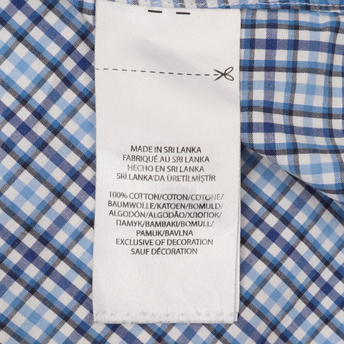 폴로 랄프로렌 라이트 블루 체크 스트레치 셔츠 상품이미지9