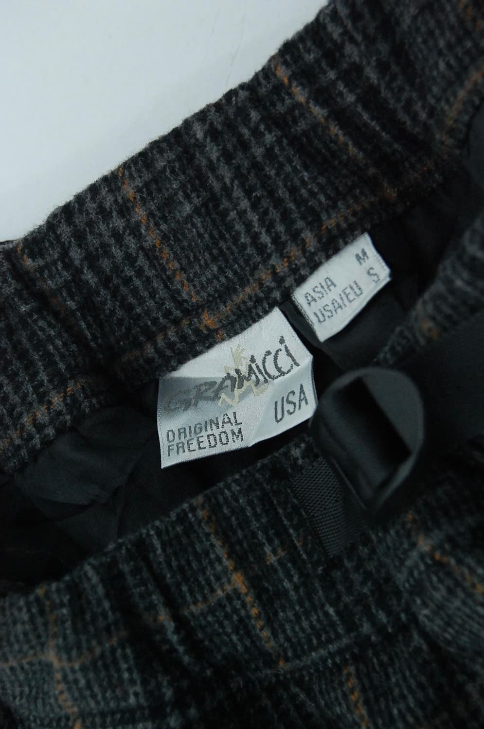Gramicci wool blend check skirt 상품이미지5