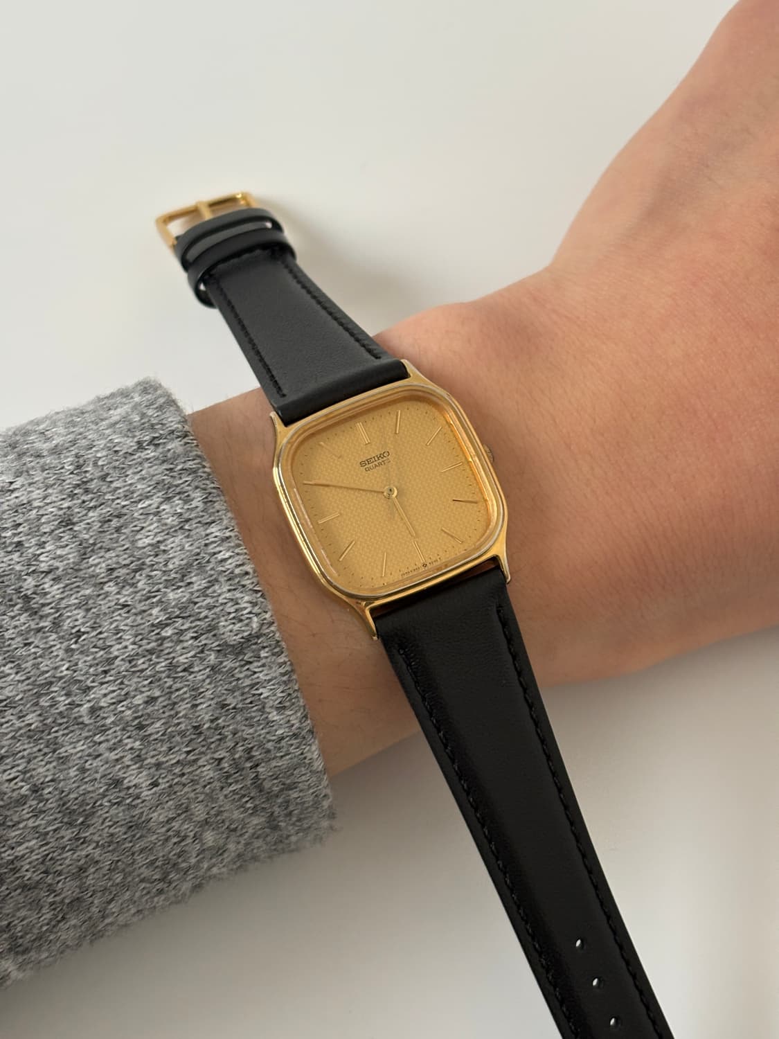 1980s Chariot Gold Square Quartz 상품이미지8