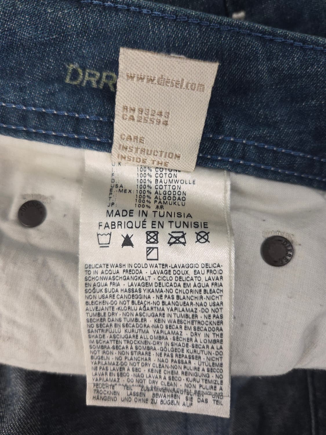 디젤(DIESEL) 타나즈 슬림 스키니 진 상품이미지9