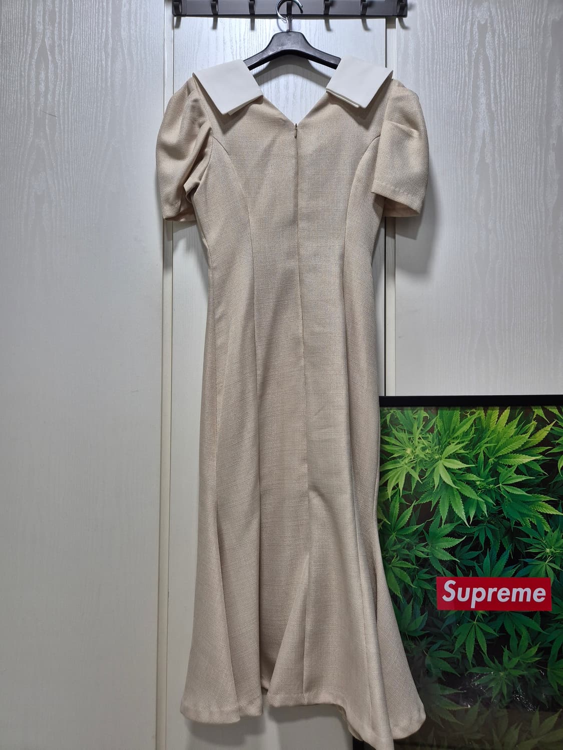 (세일)(새상품)DINT 칼라 배색 반팔 원피스 상품이미지10