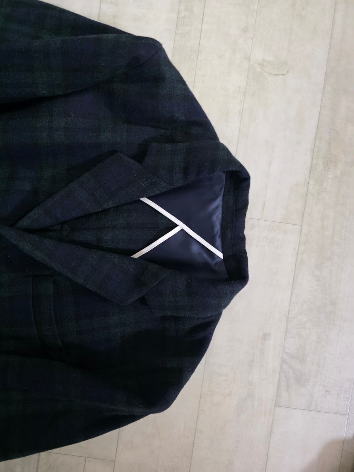 이얼즈어고 어드저스터블 타탄 체크 자켓 M 상품이미지2