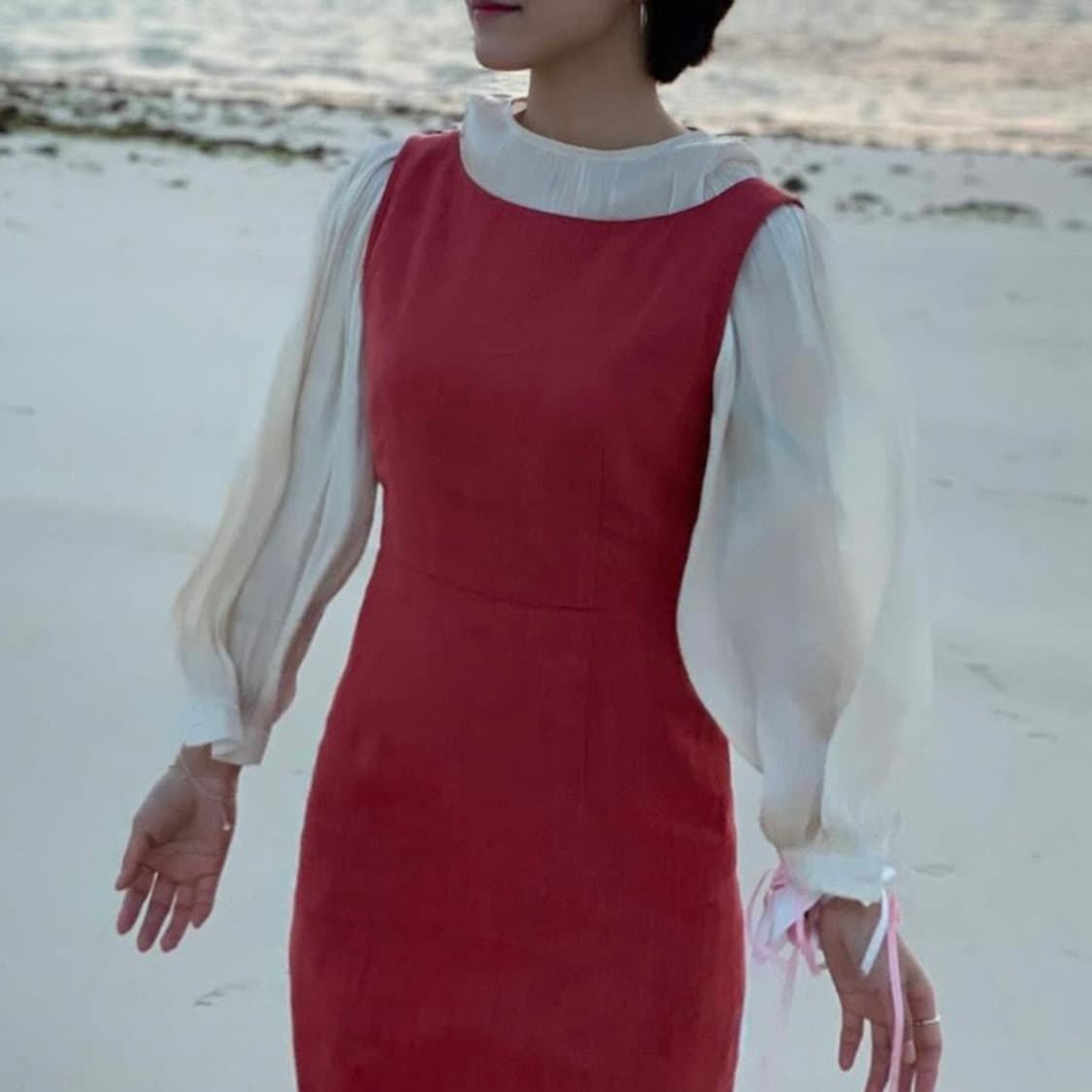 린넨 원피스 하객룩 정장원피스 상품이미지1