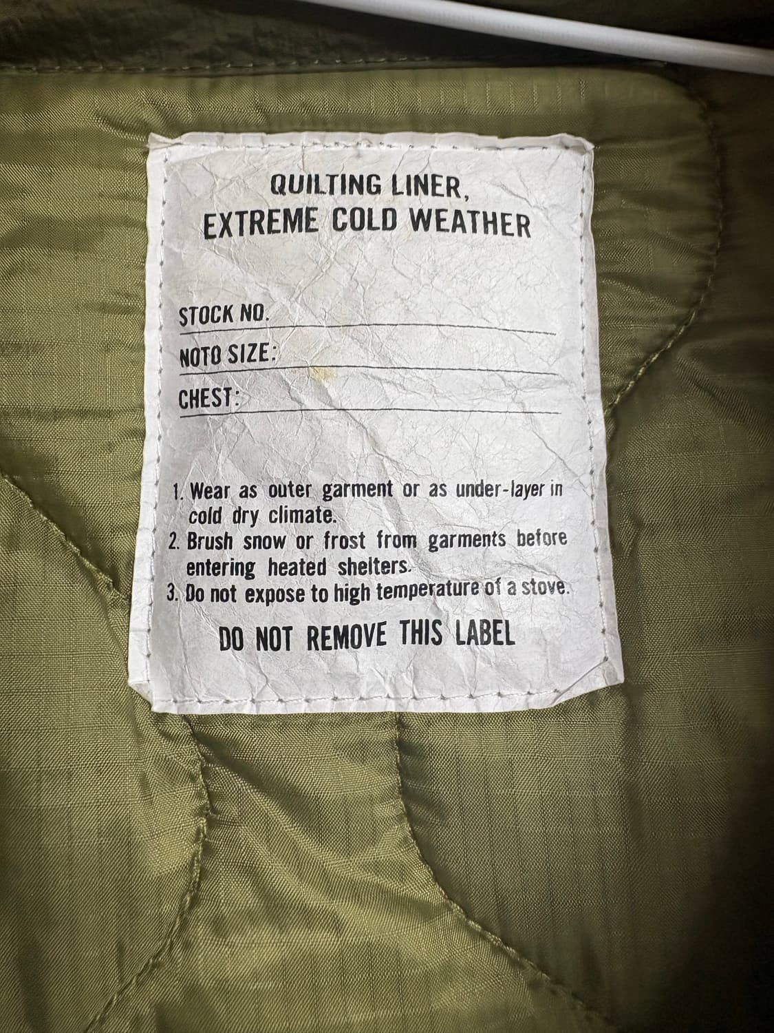 프릭스스토어 S사이즈 m65 올리브 피쉬테일 야상 개파카 판매 상품이미지6