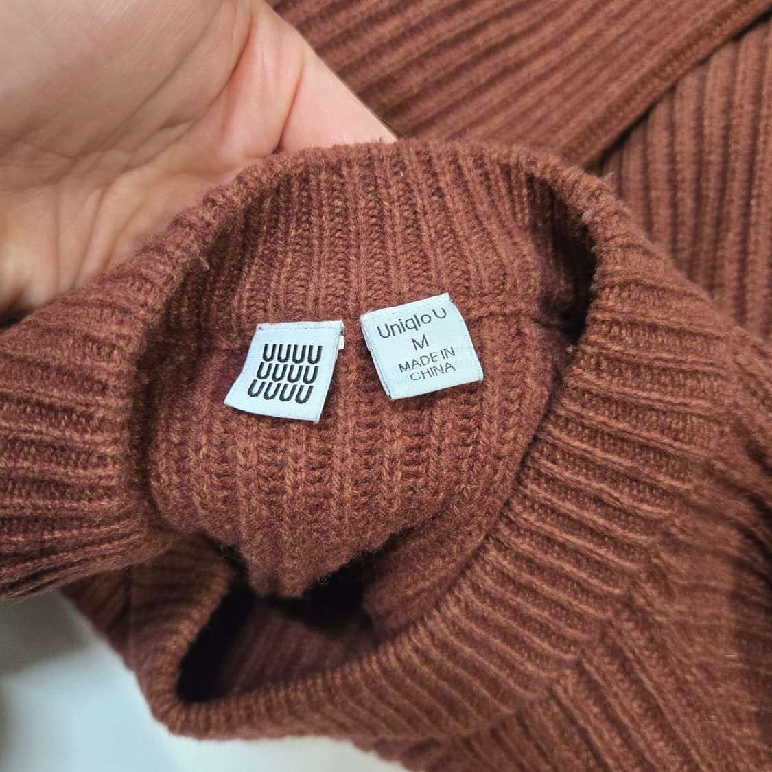 유니클로U  램스울크루넥스웨터 상품이미지8