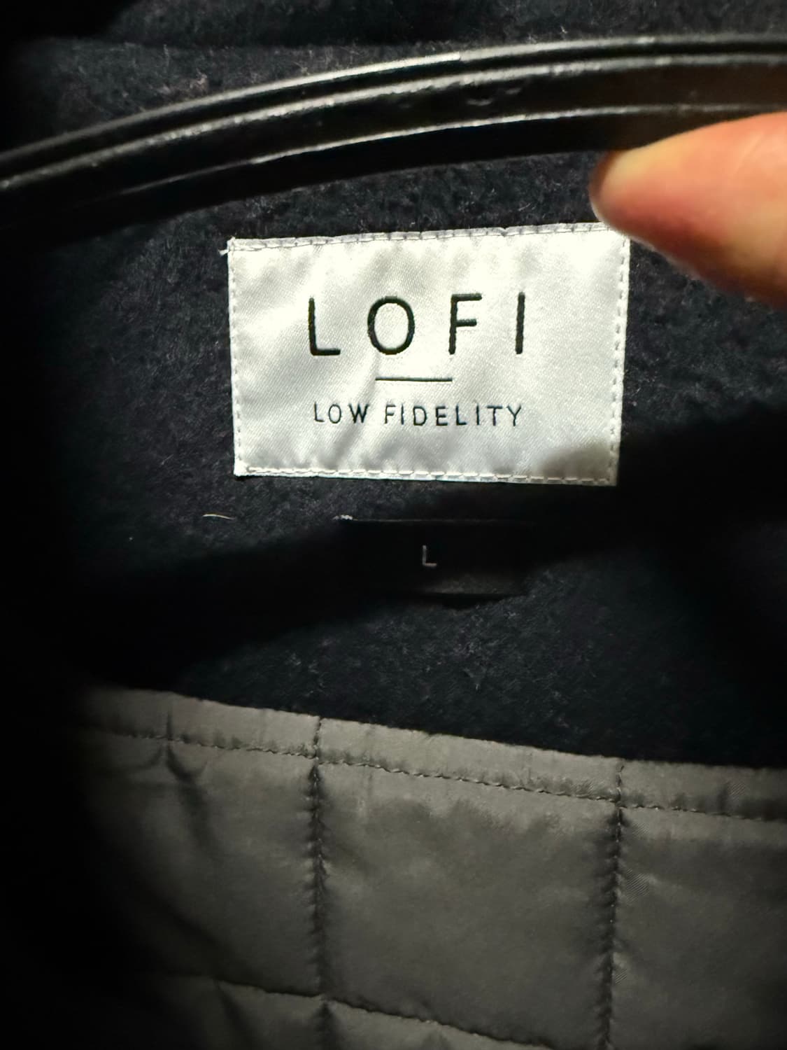 (L)로파이 오버핏 스테디 더플코트 네이비 상품이미지4