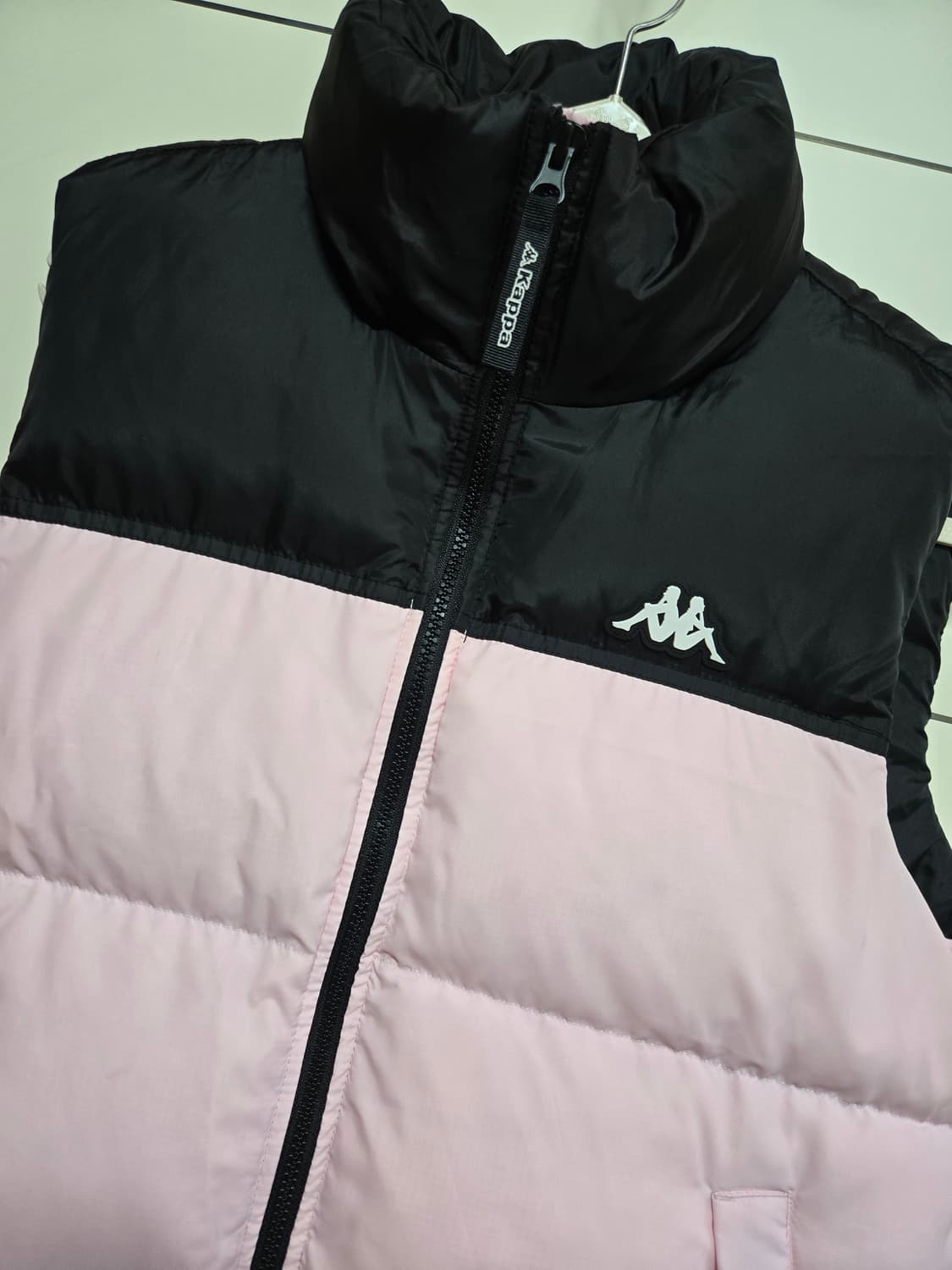 카파 딸기우유 핑크 구스다운 패딩조끼 상품이미지2