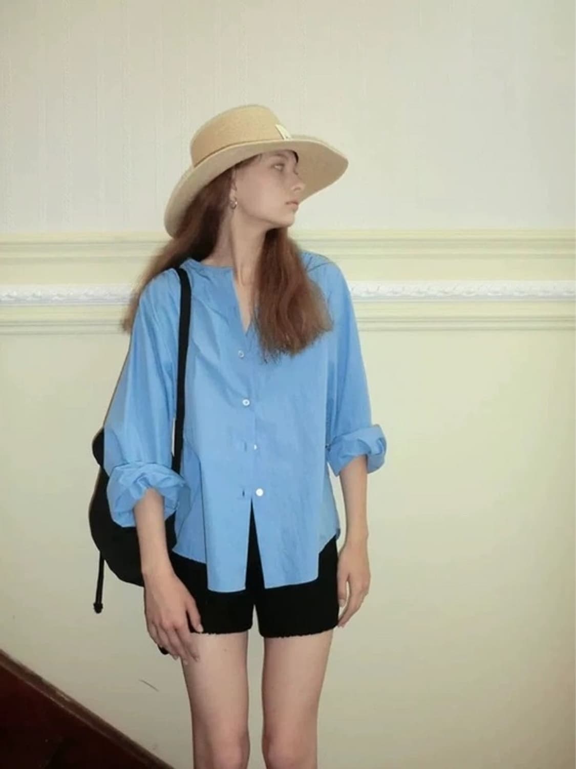 스무스무드 핀턱 볼륨 셔츠 상품이미지1