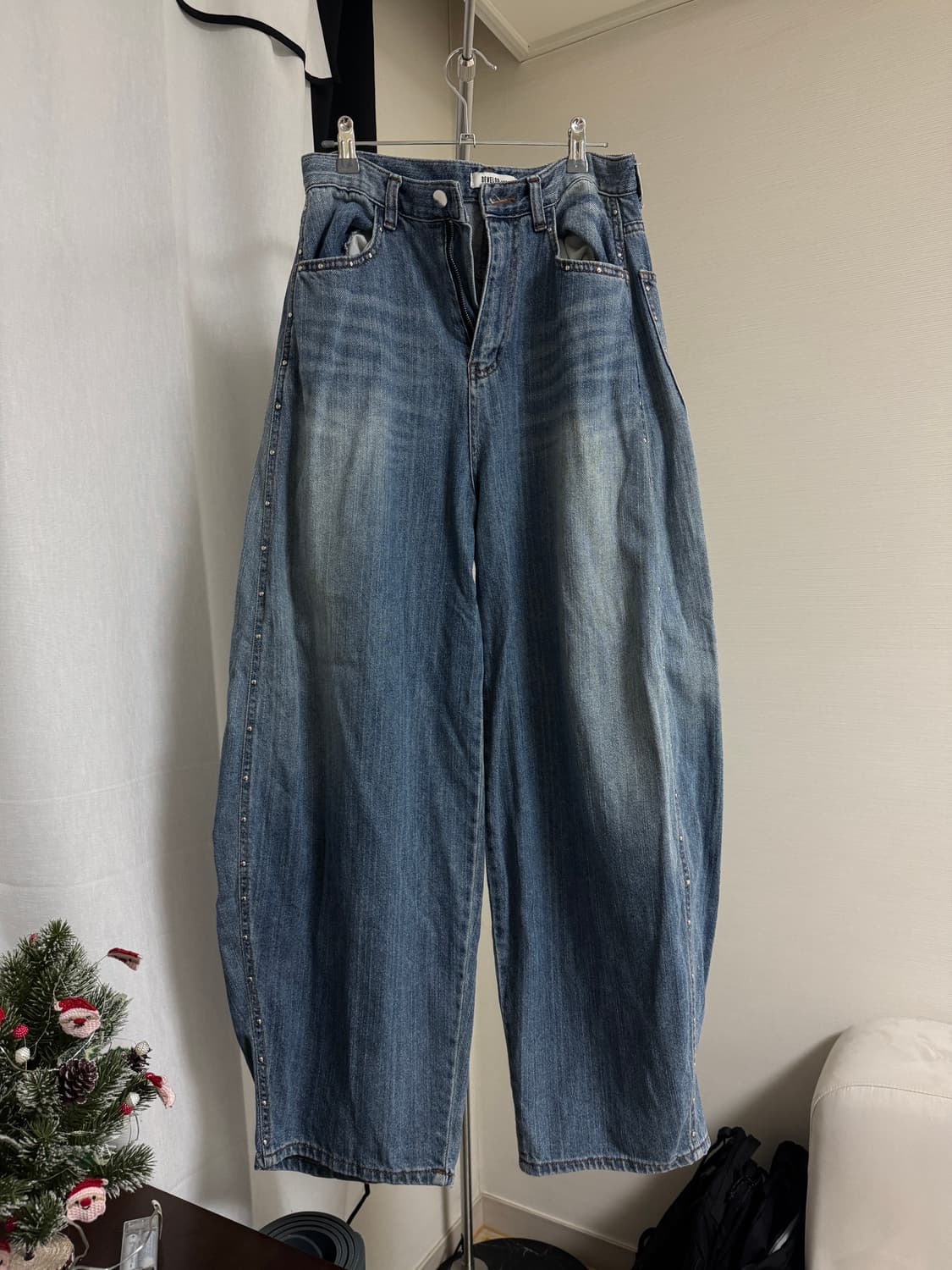 벌룬핏 데님 팬츠 상품이미지1