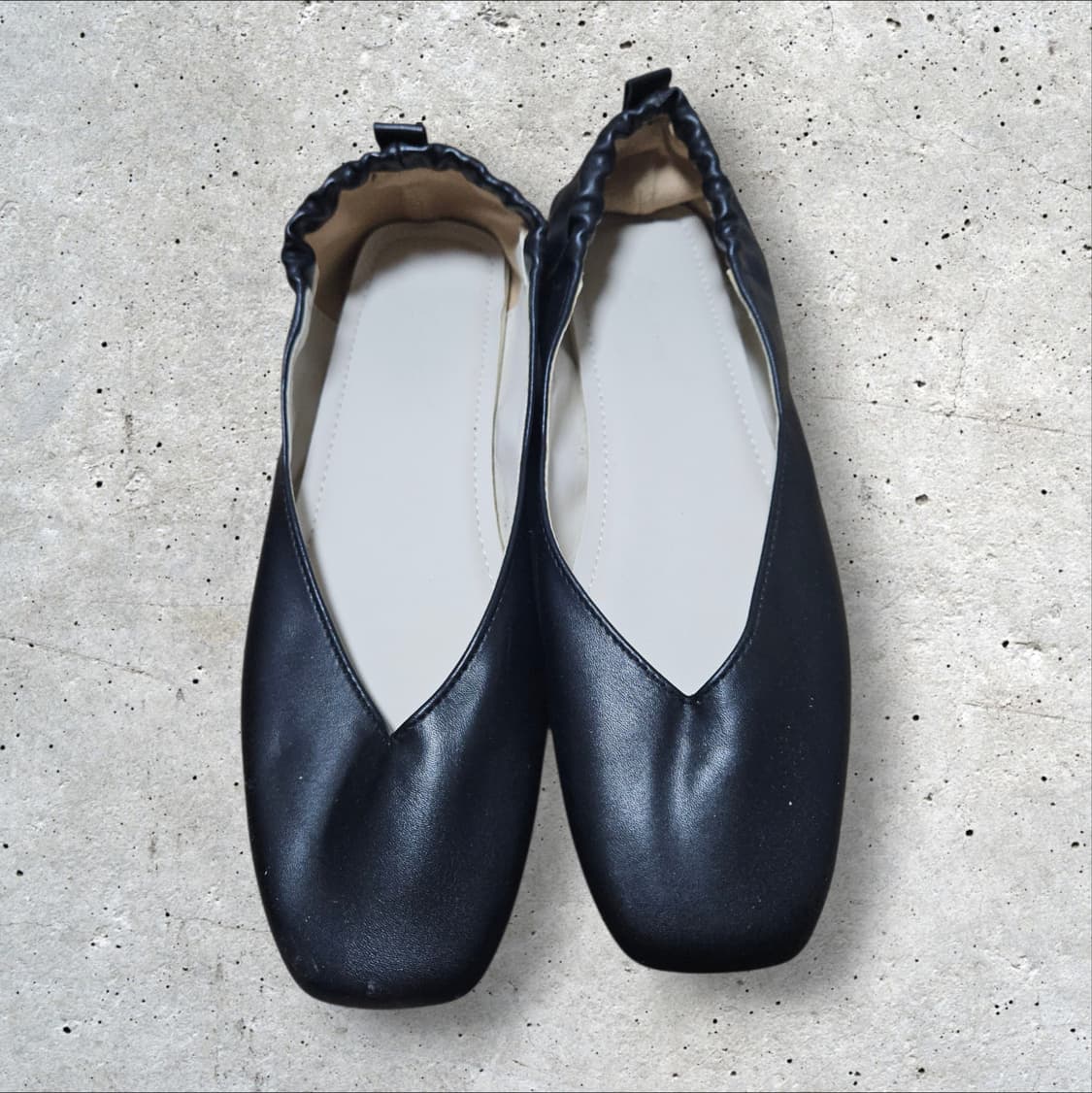 블랙 플랫 슈즈 (240) 상품이미지1