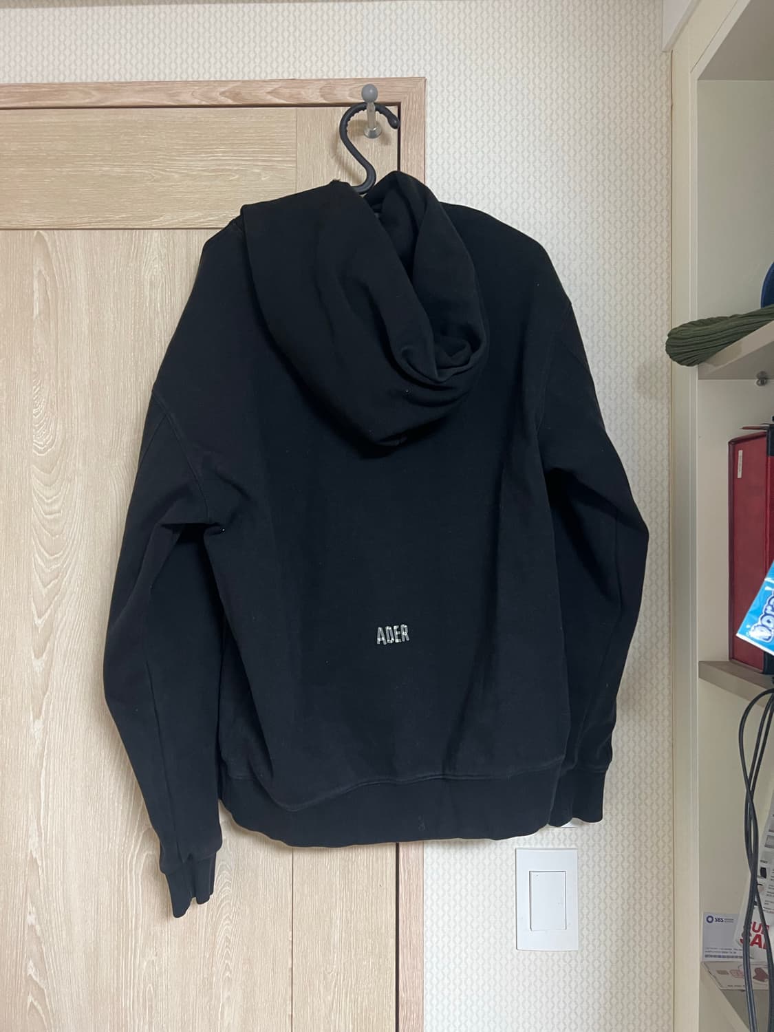 아더에러 블로썸 블랙 후드 후디 상품이미지2