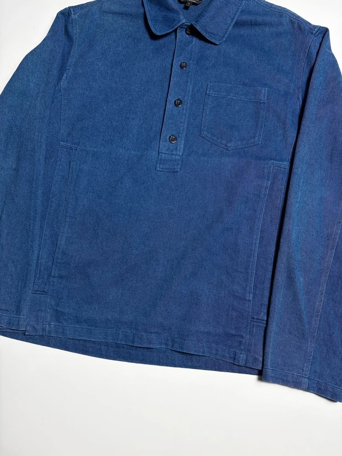 아페쎄 A.P.C. 하프 플래킷 포켓 코튼 셔츠 R1194 상품이미지3