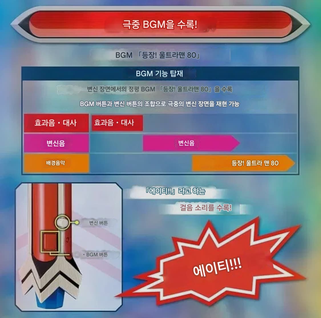 반다이 프리미엄 울트라맨 80 변신 스틱 한정판 상품이미지2