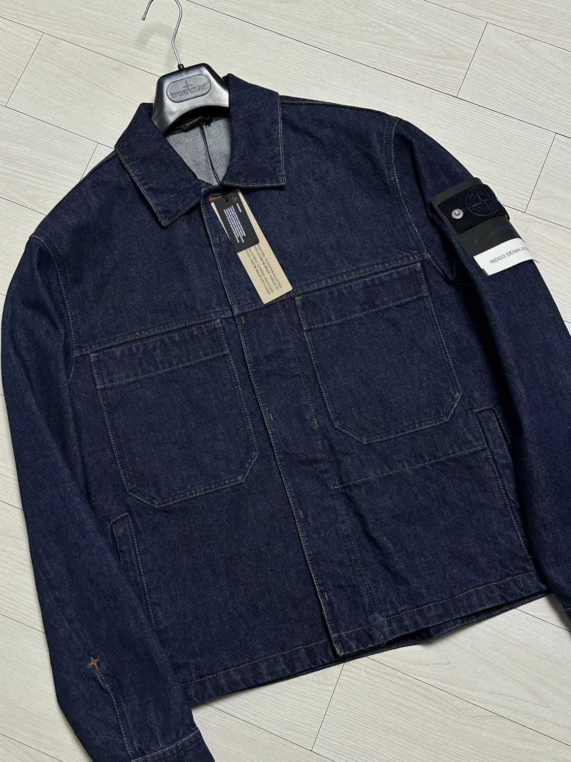 스톤아일랜드 인디고 데님 린스드 자켓 25aw 새상품 상품이미지3