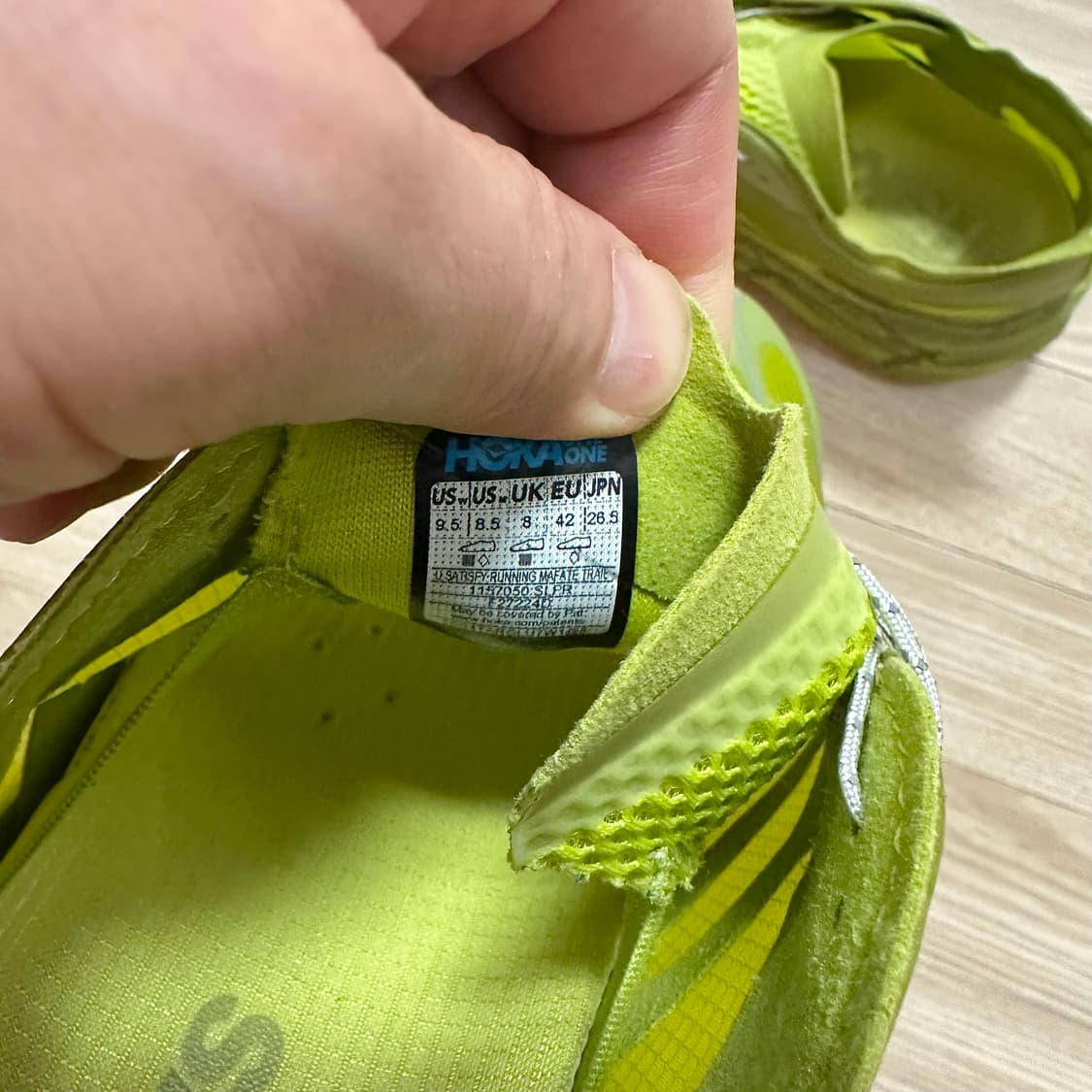 새티스파이 x 호카 마파테 스피드 4 라이트 설퍼 US8.5 상품이미지9