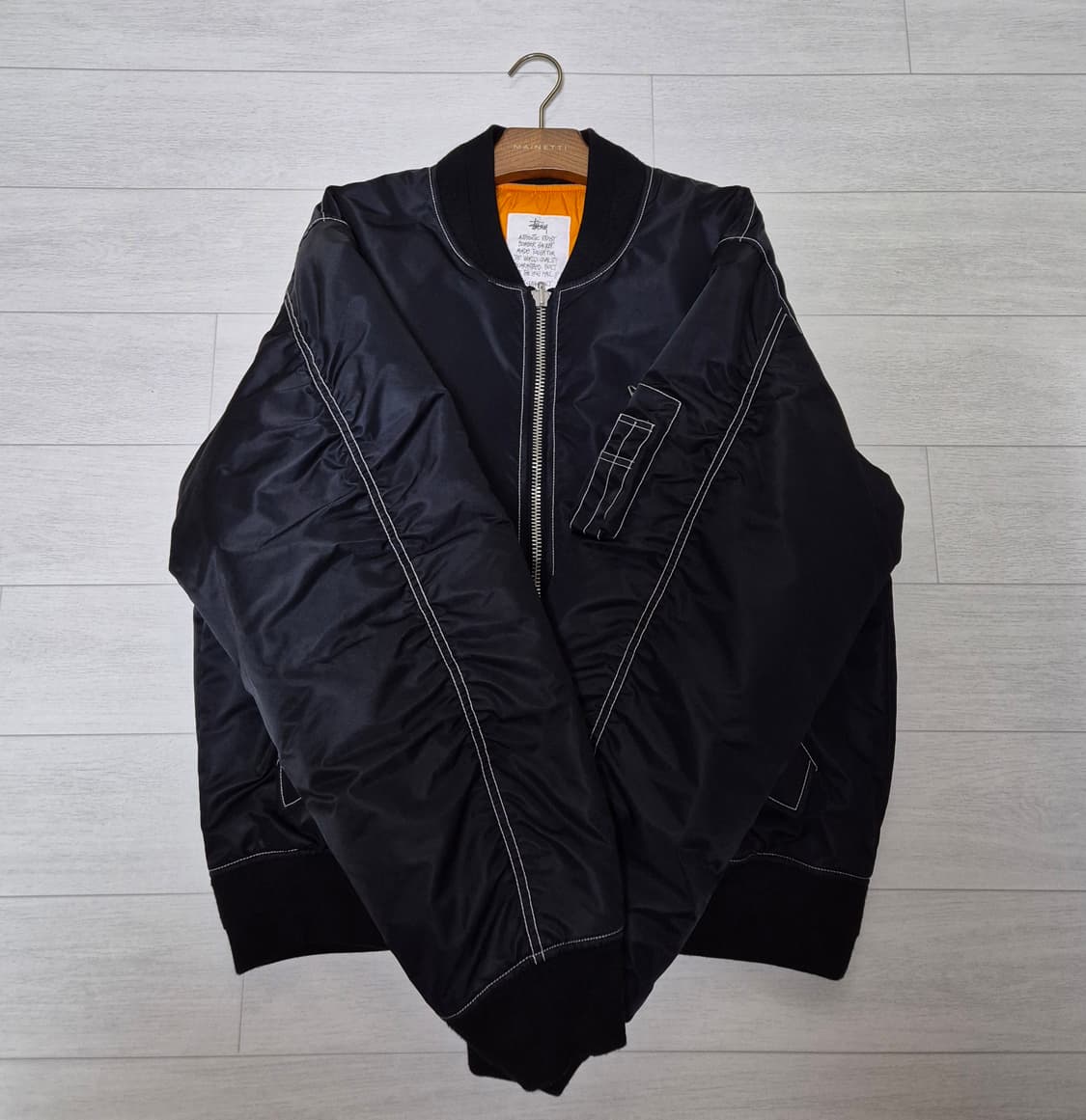 스투시 빌트 리버시블 붐버 자켓 블랙 상품이미지1