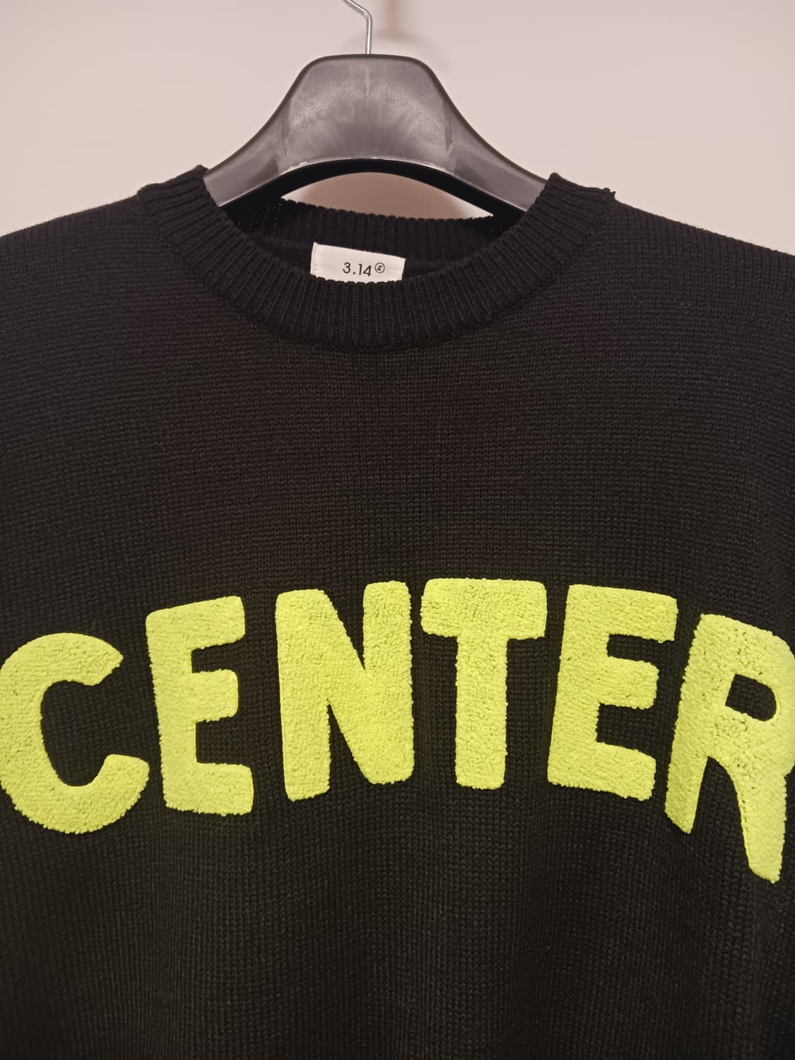 남성 배색폰트 포인트 니트 상품이미지4