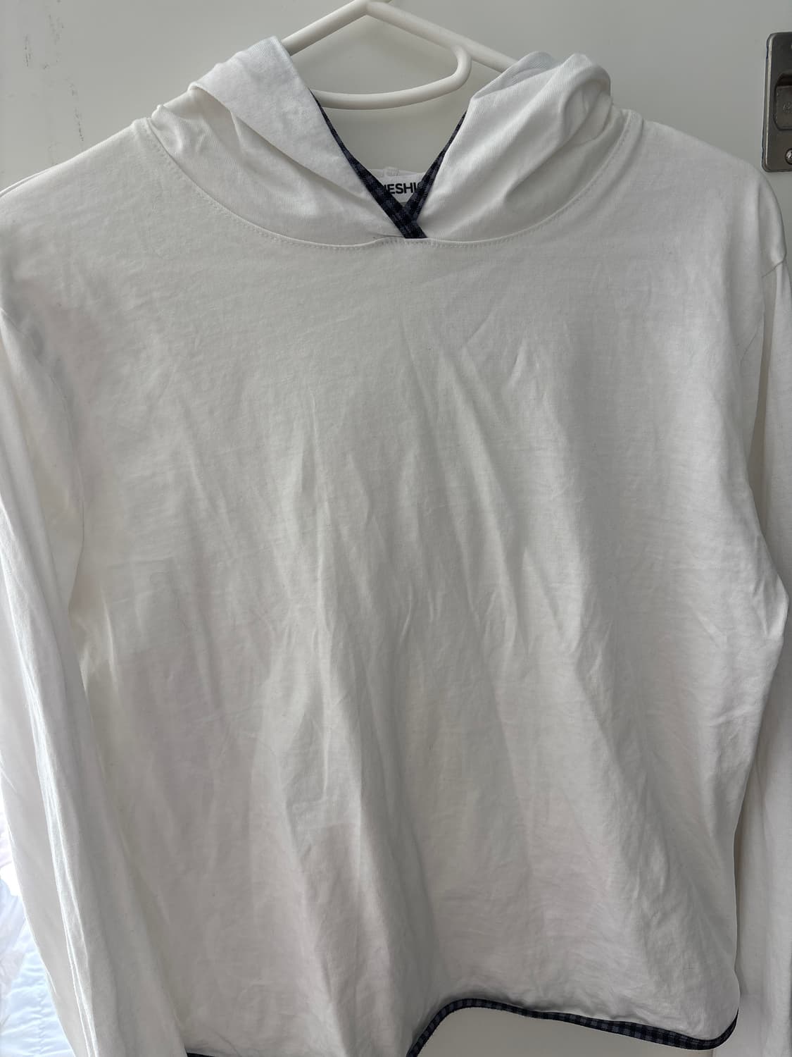 오헤시오 LONG HOODED T-SHIRT IVORY 상품이미지2