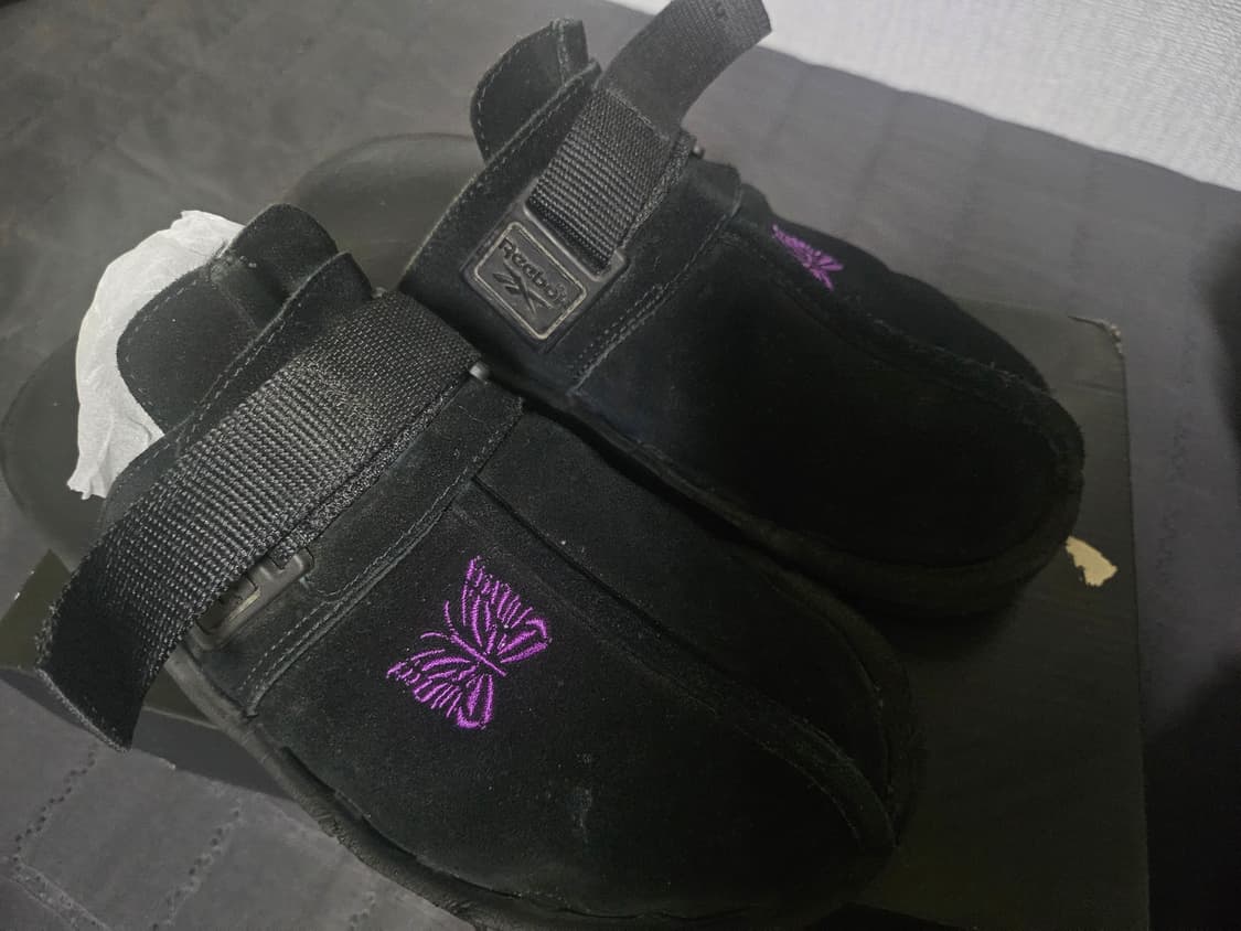 리복 x 니들스 비트닉 목 코어 블랙 익스트림 퍼플 상품이미지4