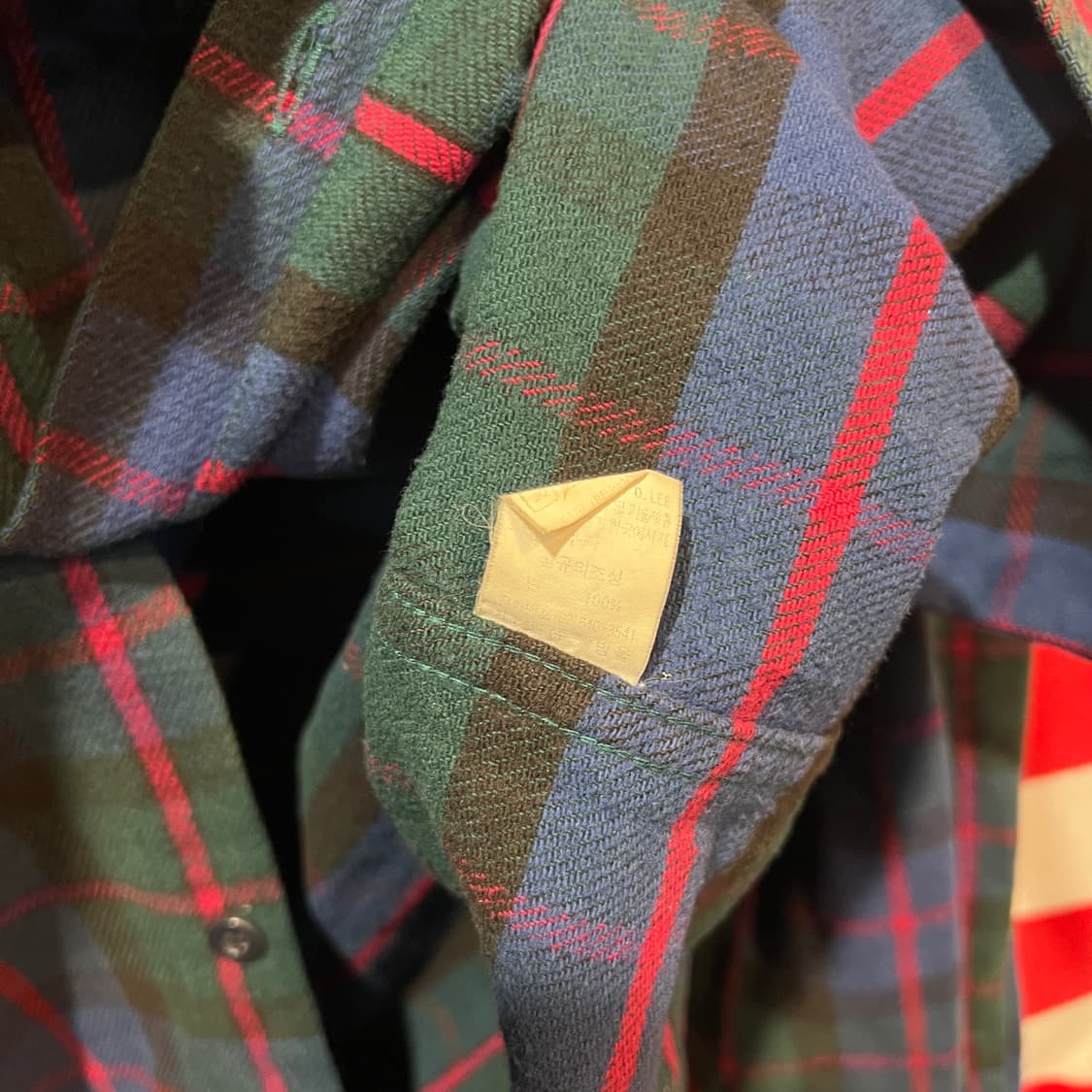 Lee 빈티지 코튼 체크셔츠 상품이미지4