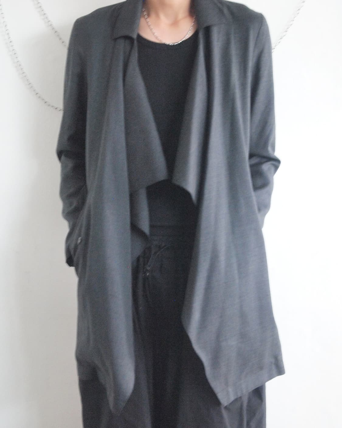 줄리아노 후지와라 아방가르드 드레이프 코트 상품이미지6