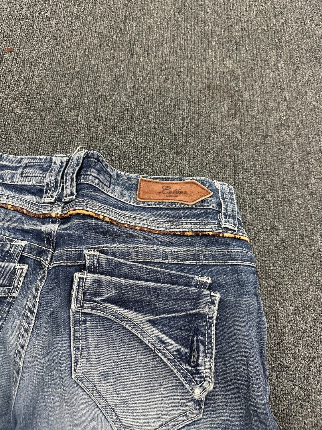 L) Back Number 재패니즈 빈티지 와이드 부츠컷 워싱 데님팬츠 상품이미지5