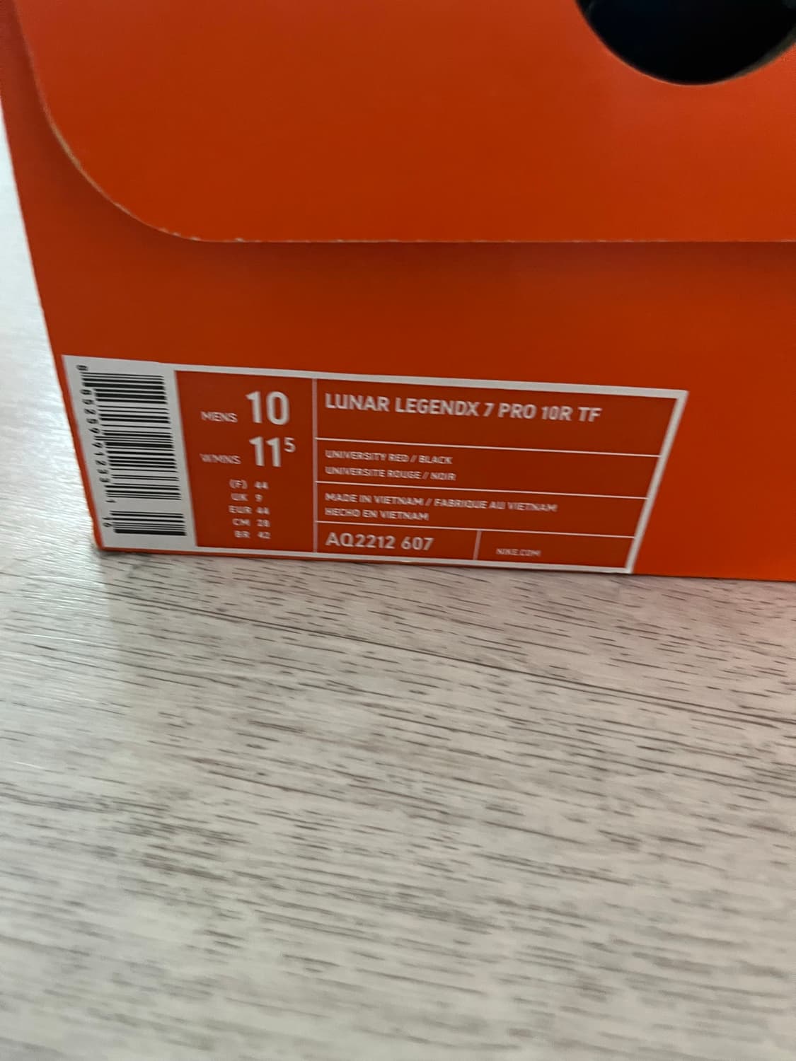 Nike lunar legendx 7 pro TF 280 풋살화 새제품 상품이미지9
