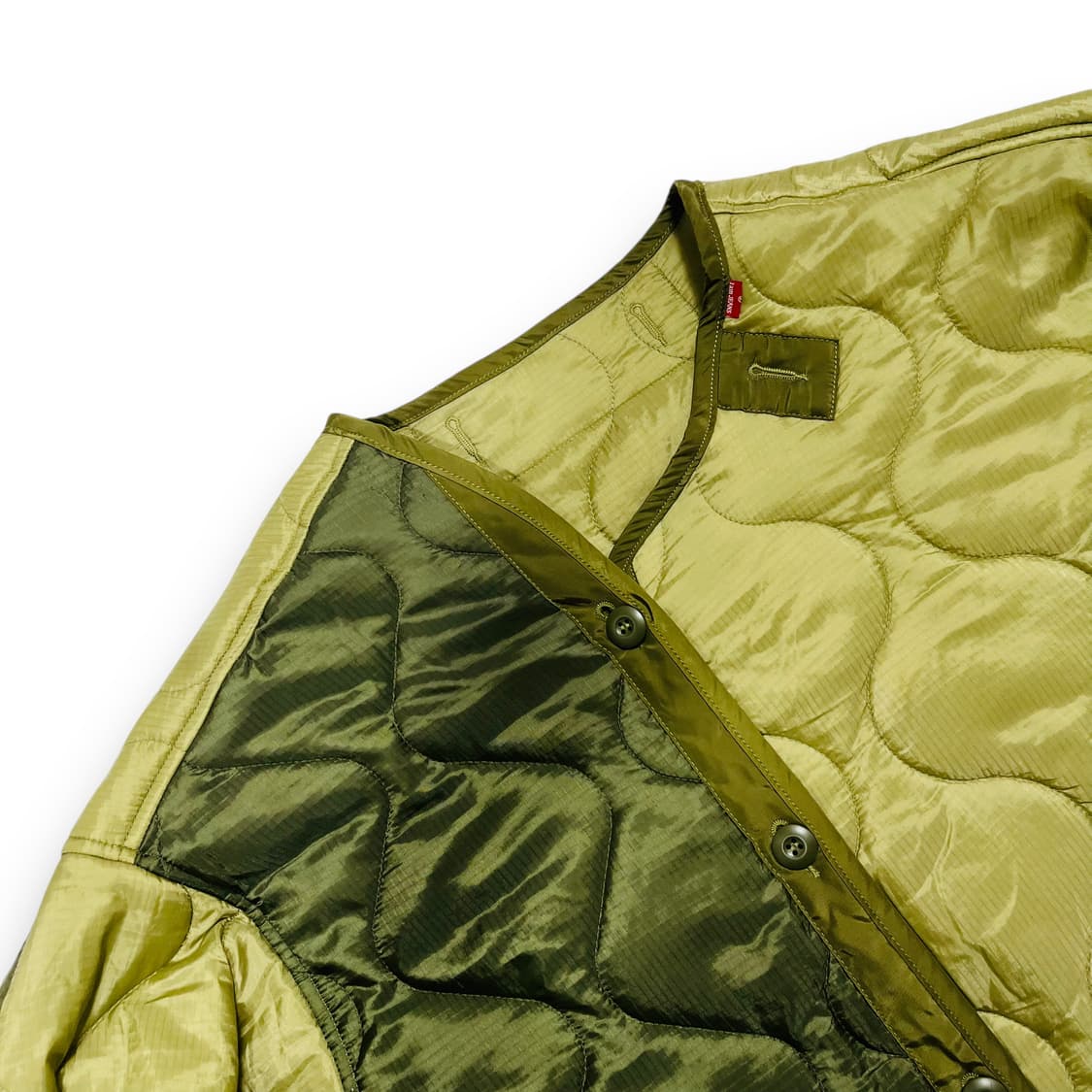 엠엠엠 진스 필드 퀄팅 라이너 카키 러브 자켓 상품이미지3