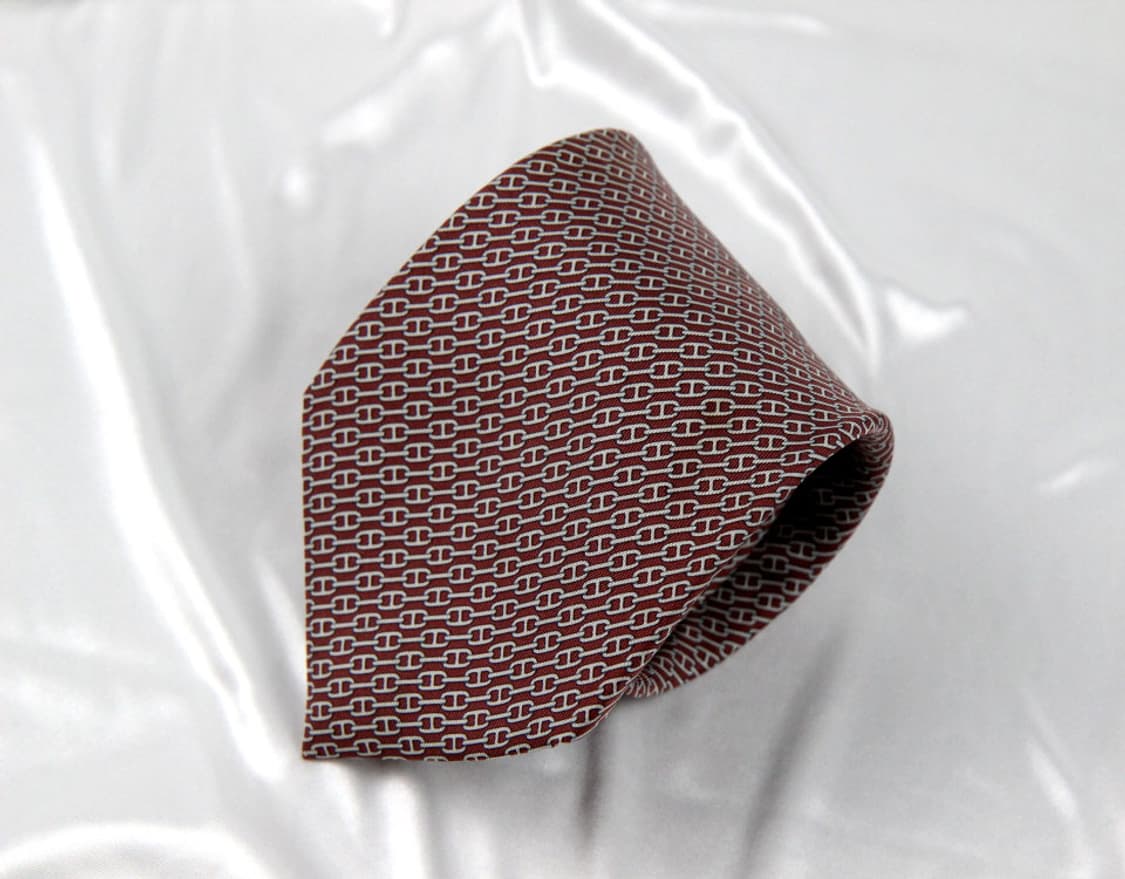 에르메스 9.5cm A+등급 샹달 로고 남자 명품 넥타이 상품이미지1