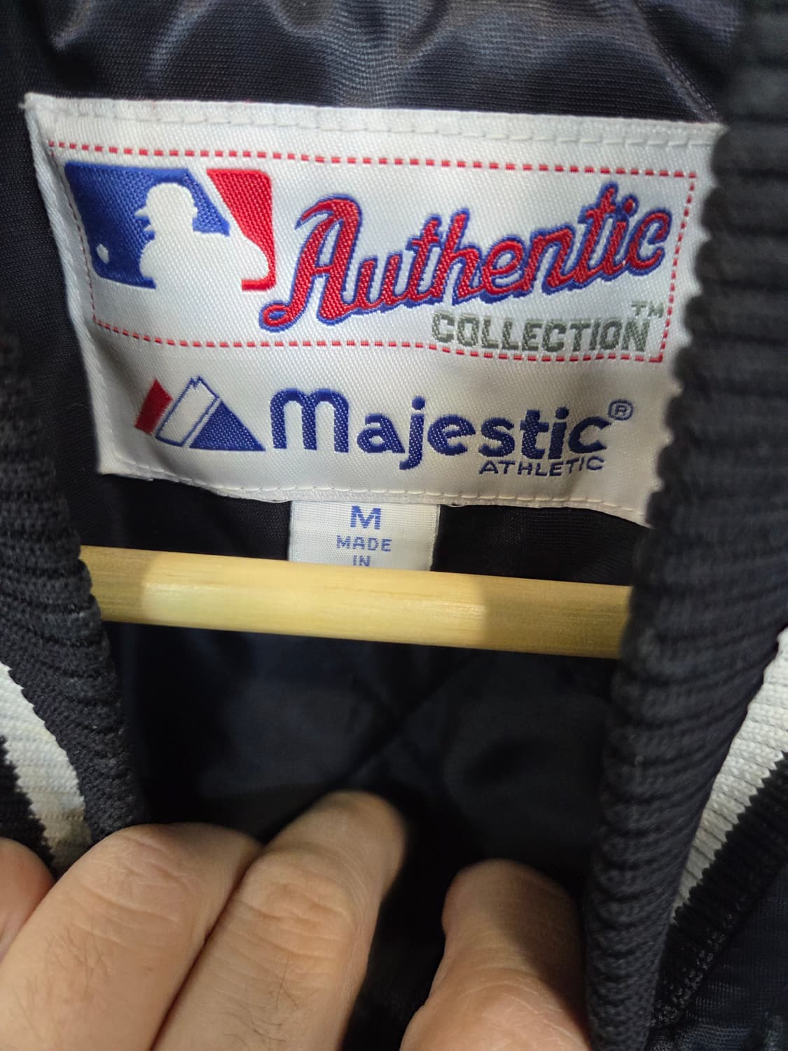 마제스틱 뉴욕양키즈 누빔 바시티자켓 m 상품이미지3