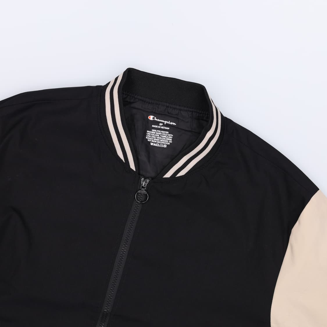 [S] 챔피언 블랙 빈티지 스타디움 바시티 자켓 3802 상품이미지4