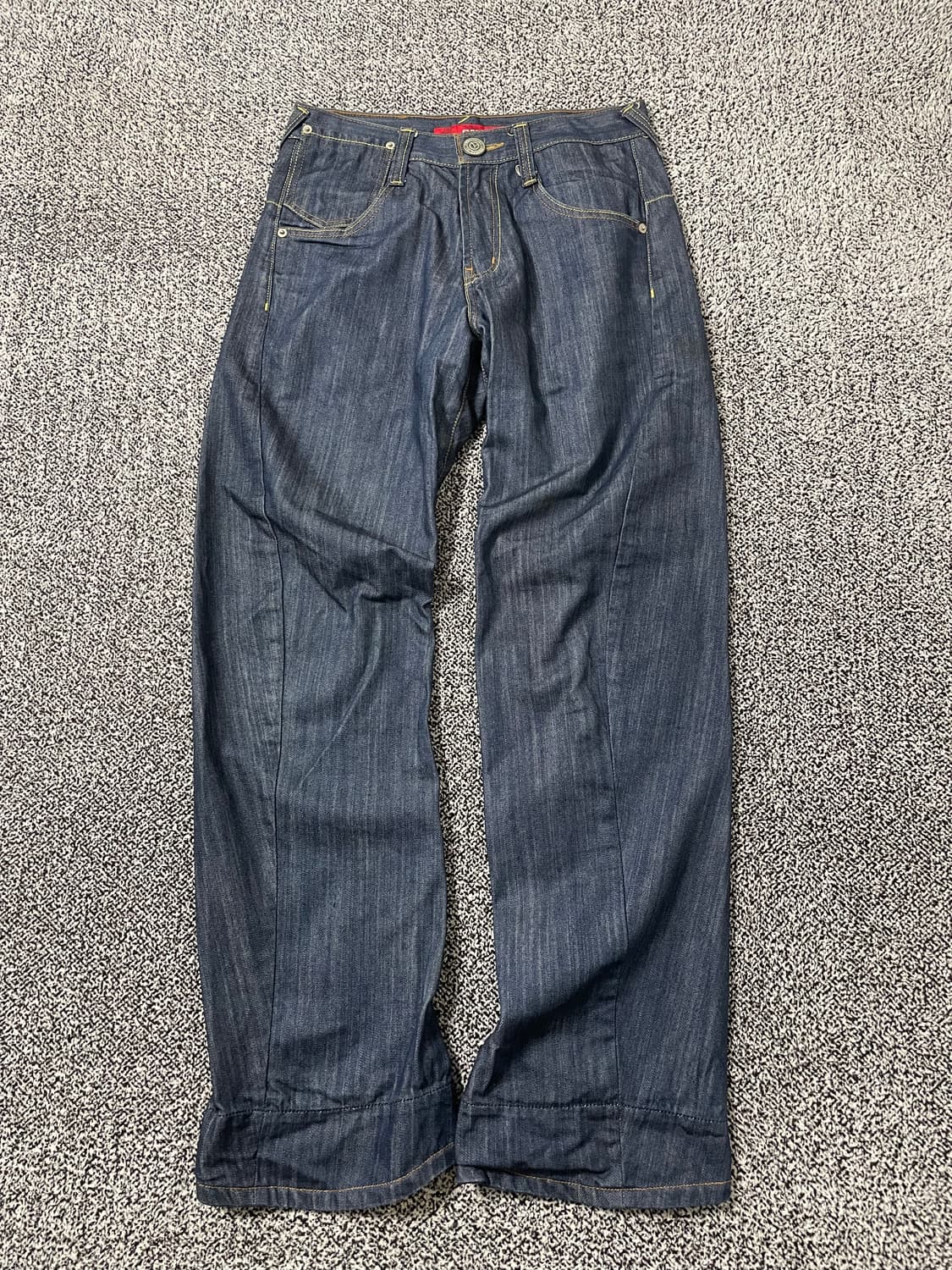 빈티지9. 에비수 진스 로고 데님 청바지 팬츠 갸루 오네갸루 상품이미지2