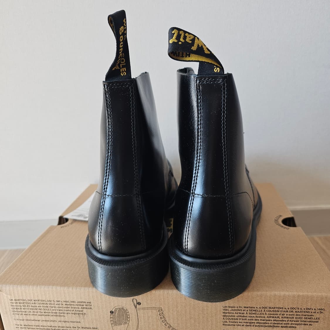 280 새제품) 닥터마틴 1460 파스칼 ST 브로그 스틸토 워커 부츠 상품이미지6