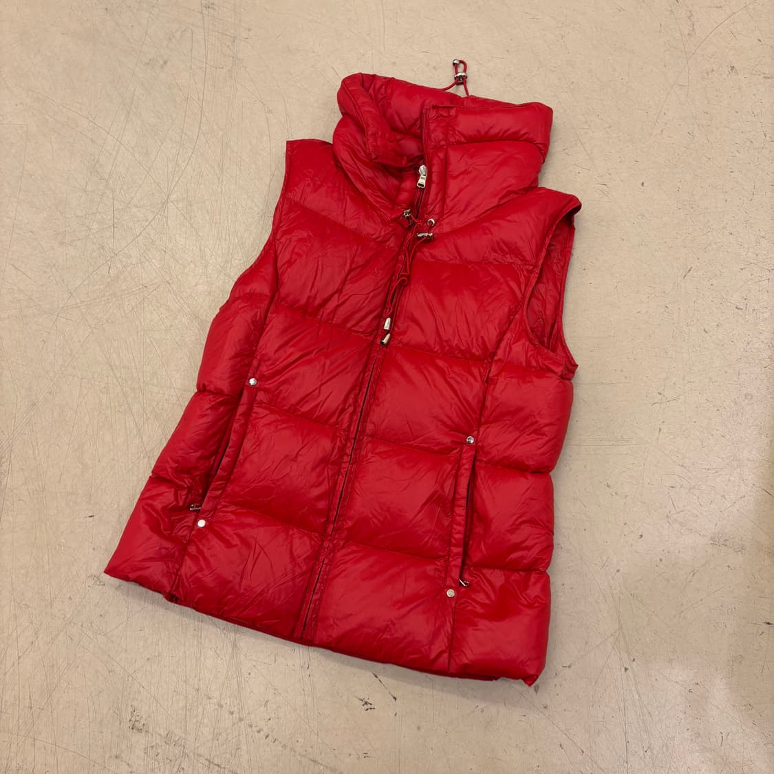 로렌 랄프로렌 레드 푸퍼 다운 패딩 조끼 상품이미지1