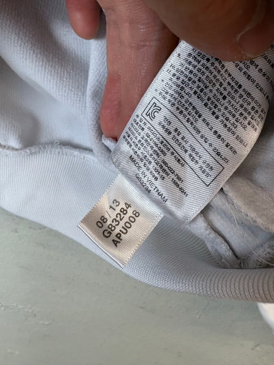 아디다스 레알마드리드 화이트 트랙탑 져지 상품이미지6