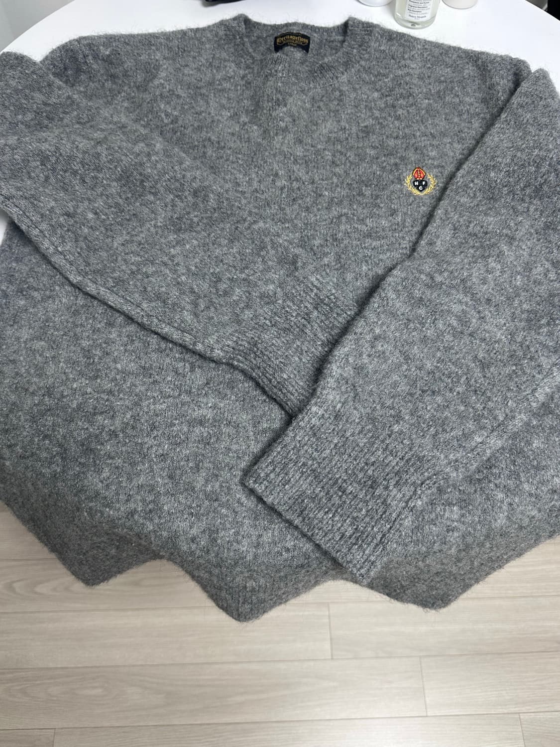 헤리티지플로스 모헤어 니트 그레이 L 상품이미지1