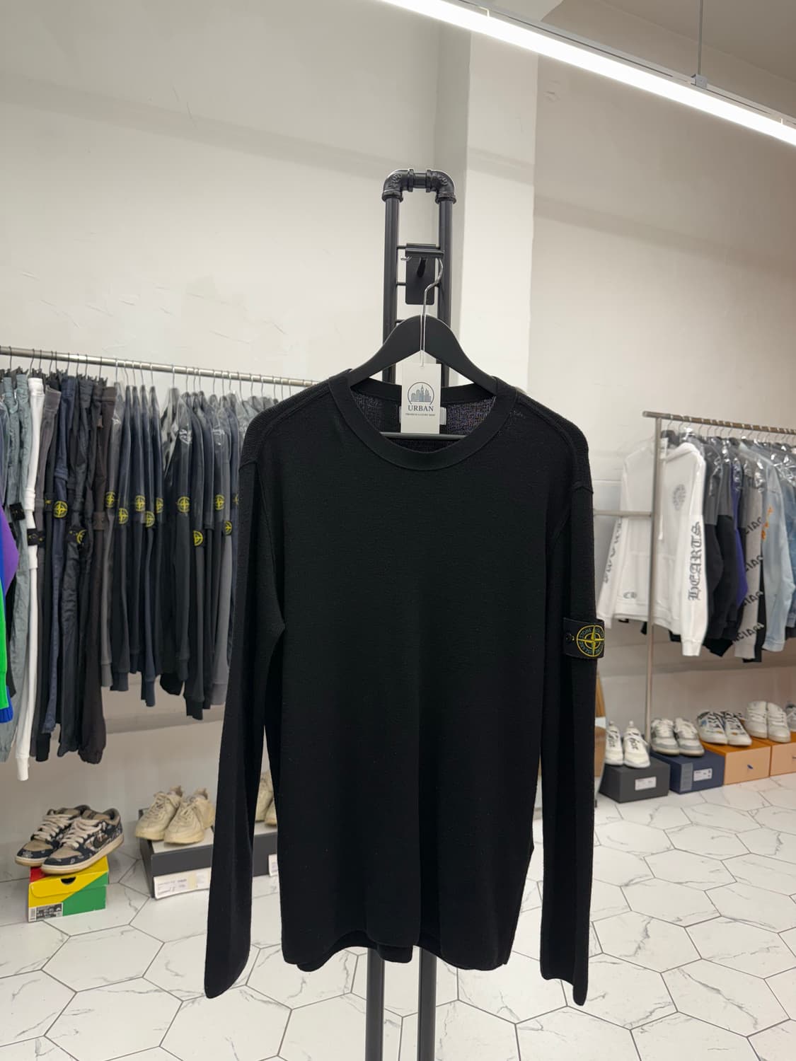 [XXL] 스톤아일랜드 와펜 니트 롱슬리브 상품이미지1