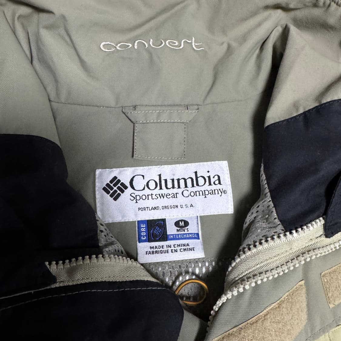 90s 컬럼비아 고프코어 컨버터 바람막이 상품이미지3