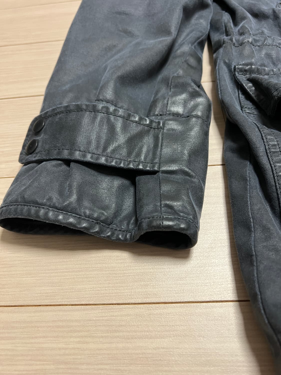 A|X 아르마니 익스체인지 워시드 후드 파카 / 밀리터리 그레이 / M  상품이미지5