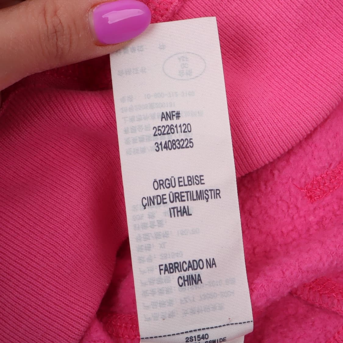 아베크롬비 핑크 후드집업 상품이미지10