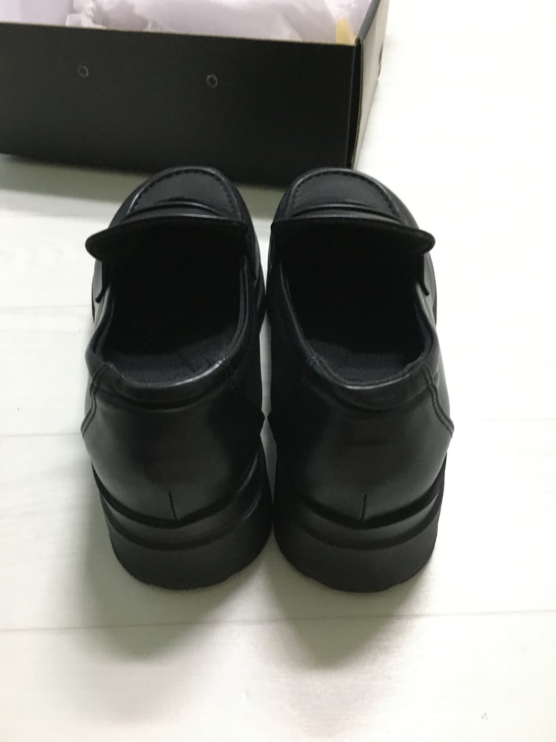 로제니크 몽글 페니 로퍼 수제화 굽5cm (민니 착용) 상품이미지7