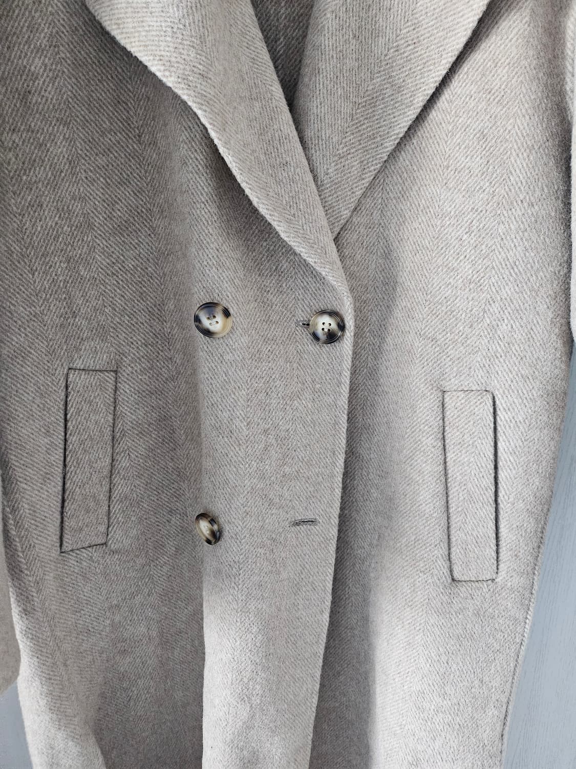 간절기용 라마 울 코트 상품이미지3