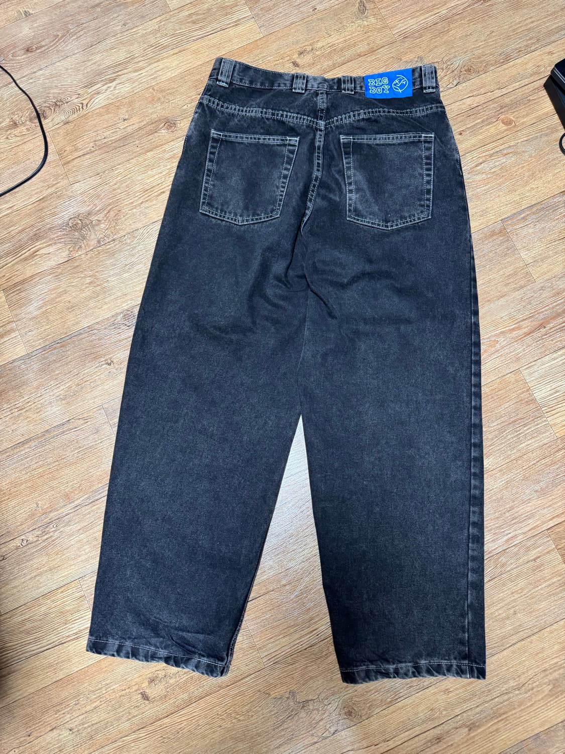 폴라스케이트 빅보이팬츠 실버블랙s 상품이미지3