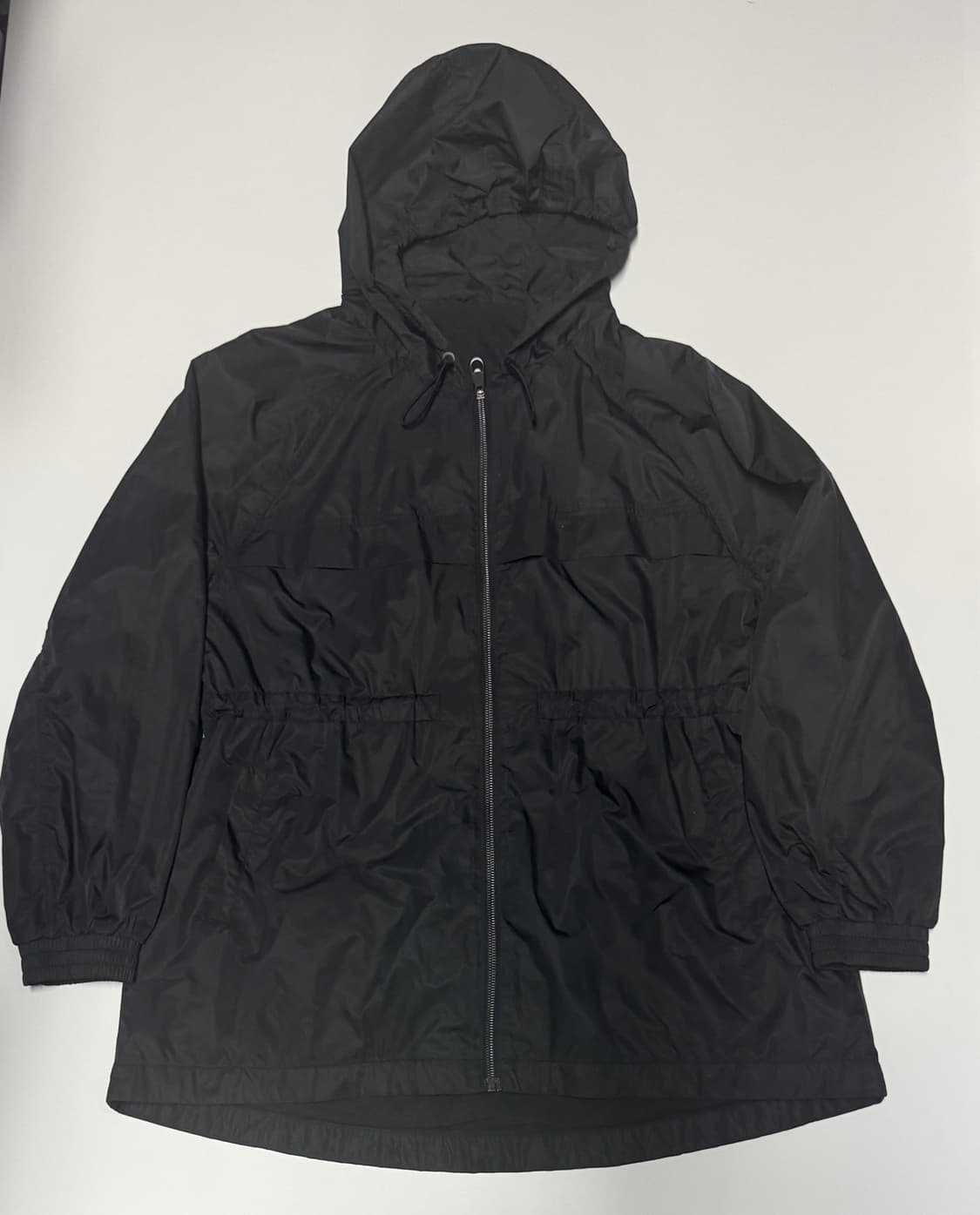 여성 안다르 Andar 미들 스트링 윈드자켓 4 블랙 상품이미지1