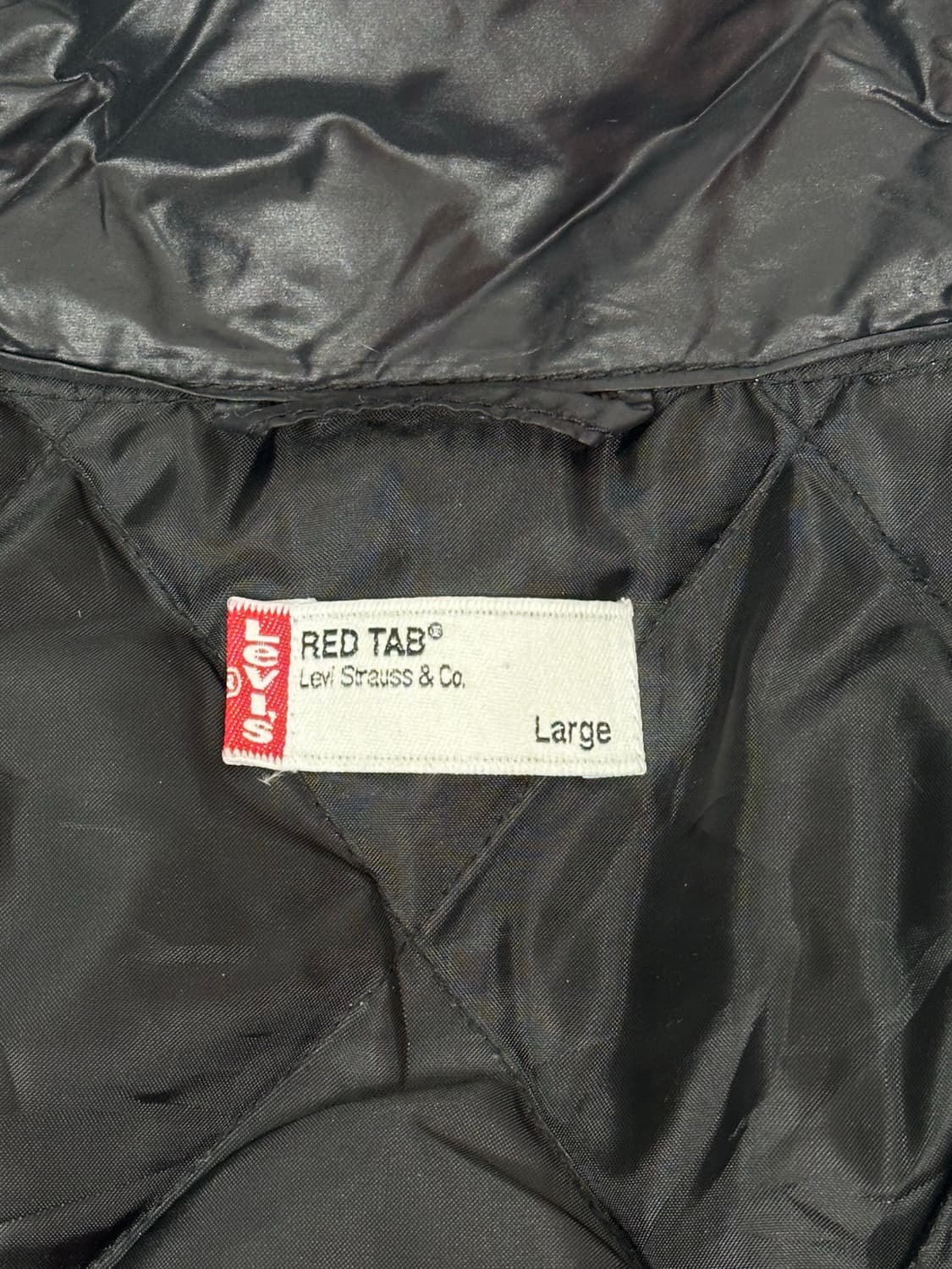 리바이스 블랙 일본판 y2k 와투케 패딩 바람막이 점퍼 L 상품이미지7