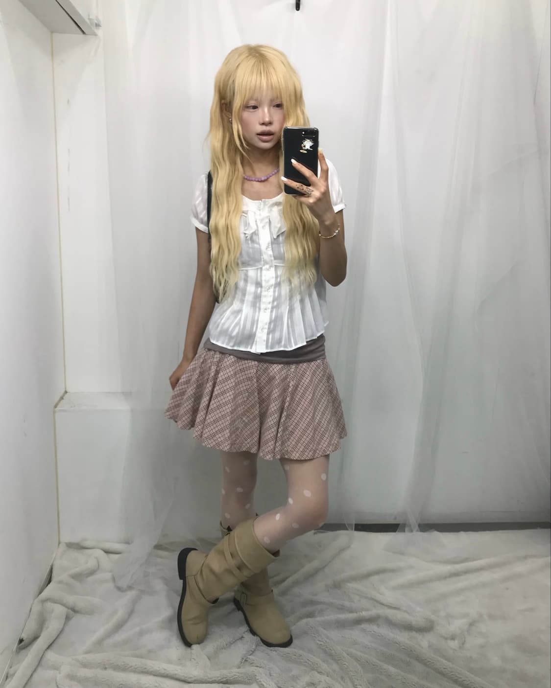 𝜗𝜚핑크 베이지 버버리 코디 set 𝜗𝜚   상품이미지2