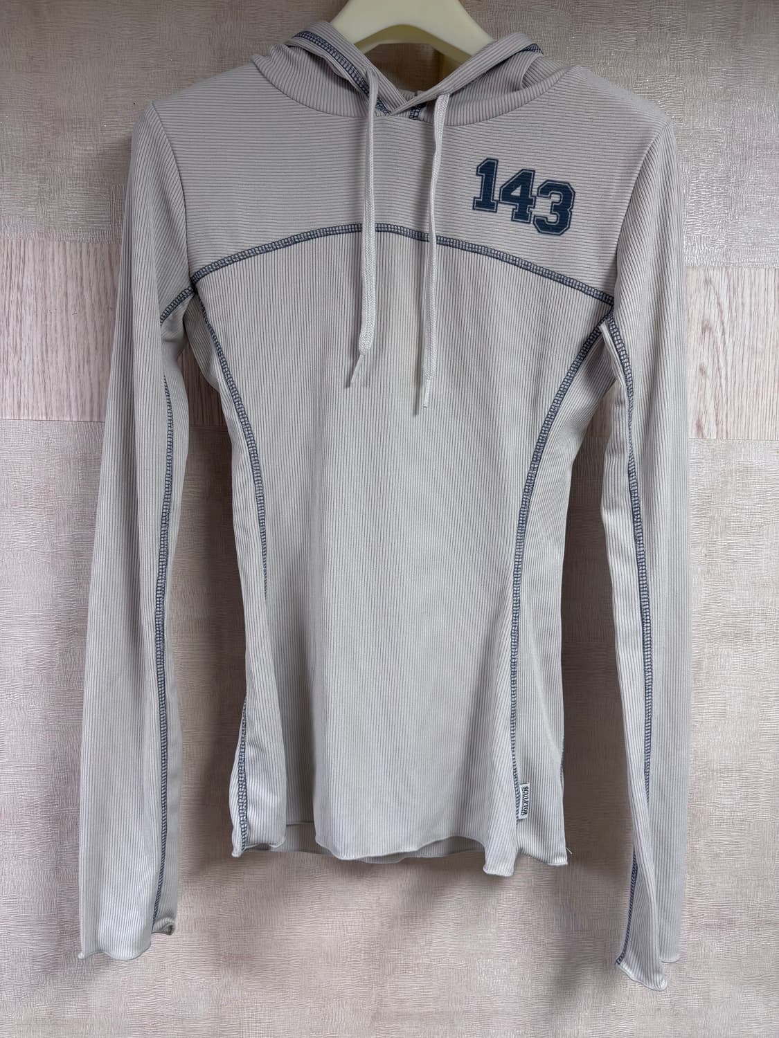 스컬프터 넘버링 후드티 상품이미지2