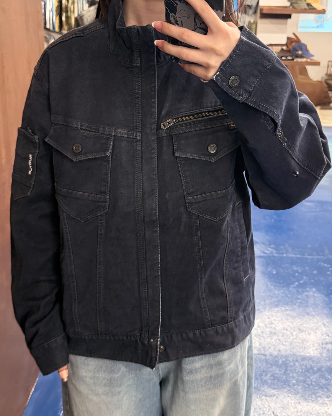 Burtle Jvtg 데님 자켓 상품이미지1