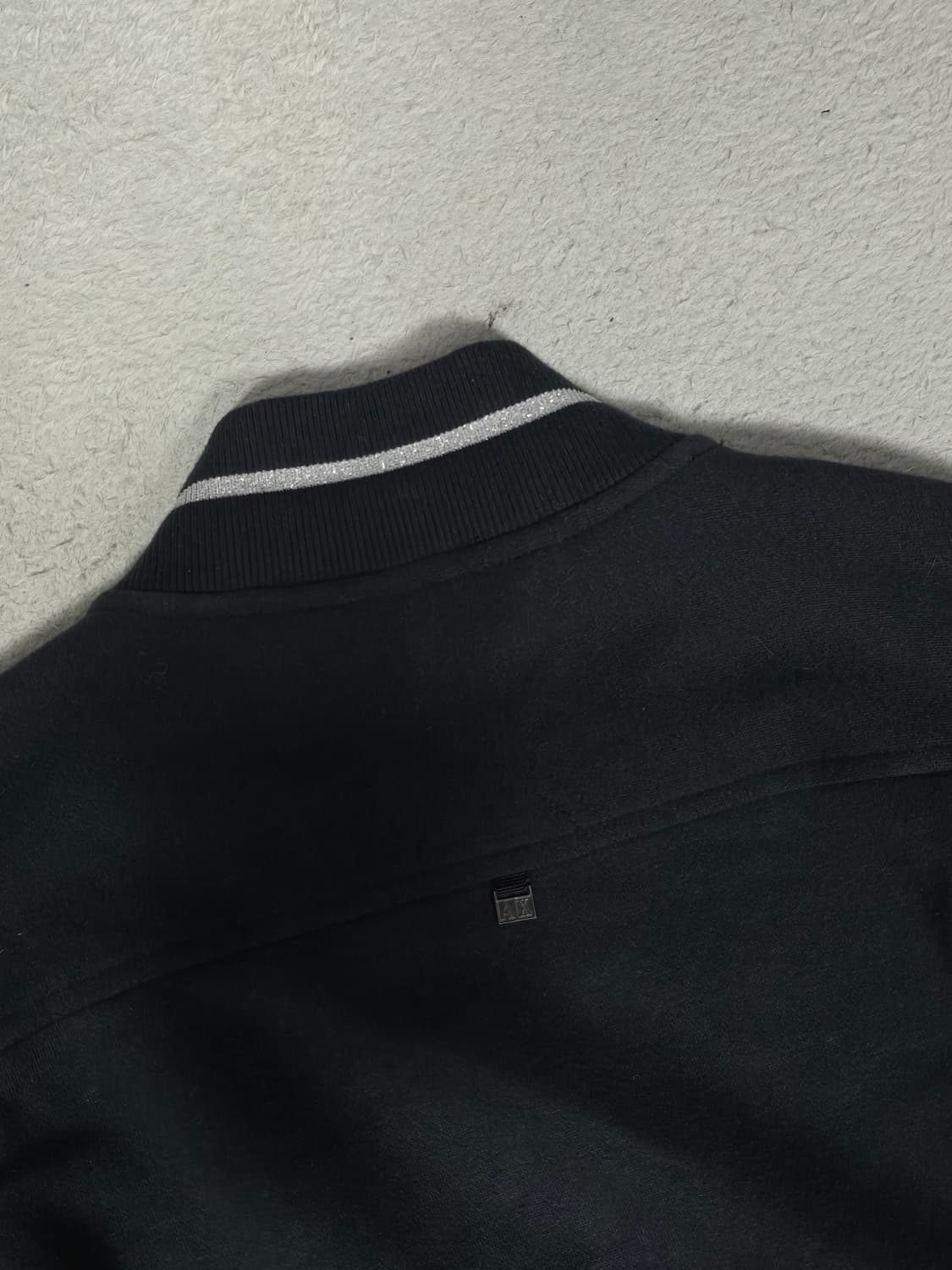 아르마니 익스체인지 여성 블랙 레더 자켓 S 상품이미지7